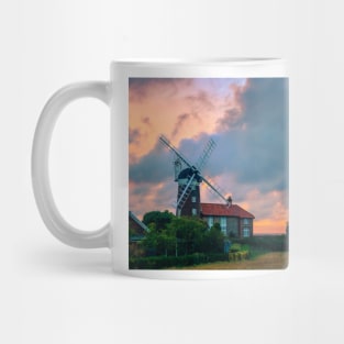 Weybourne Windmill at Sunset Mug